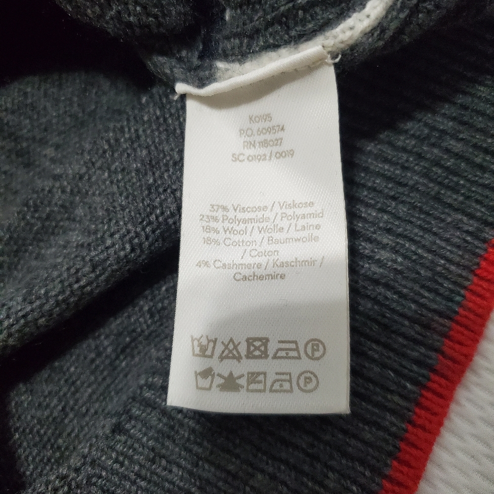 Boden Llama Holiday Sweater Gray Women Medium - Picture 7 of 9